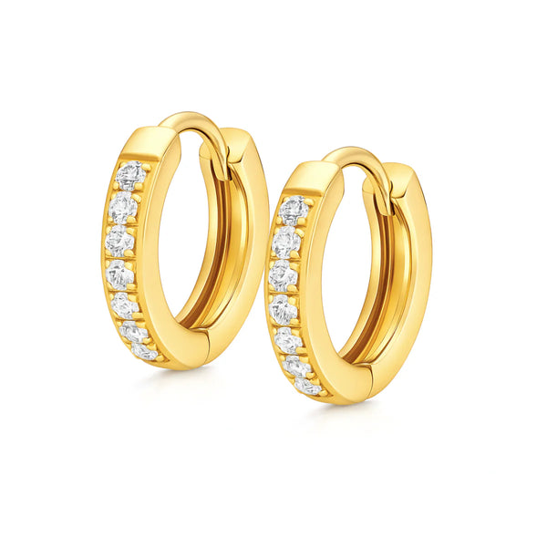 Tinsley Huggie Hoop Earrings