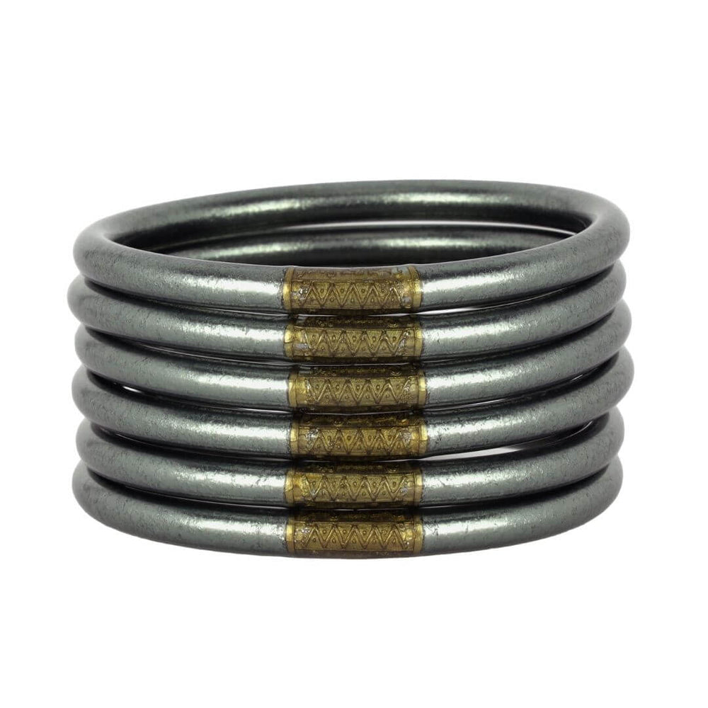 Graphite All Weather Bangles - Serenity Prayer