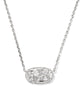 Holland Crystal Silver Pendant Necklace