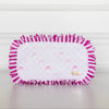 Goldie Girl Bows Ruffled Nylon Large Clear Pouch