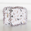 Butterfly Season Ruffled Nylon XL Pouch