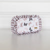 Butterfly Season Ruffled Nylon Medium Pouch