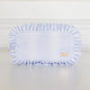Blue Fawn Ruffled Nylon Medium Pouch