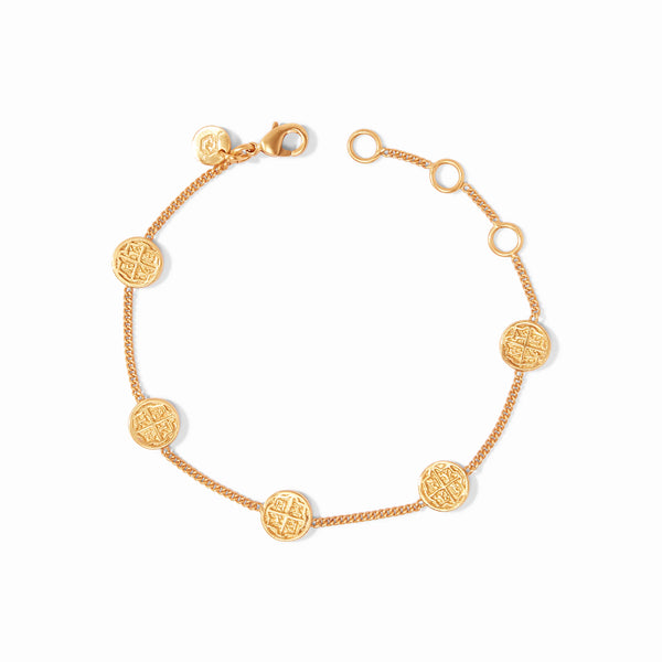 Valencia Delicate Station Bracelet in Gold
