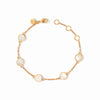 Valencia Delicate Gold Bracelet in Mother of Pearl
