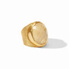 Verona Statement Ring in Iridescent Champagne
