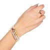 White Pearl Three Queens All Weather Bangles - Set of 3