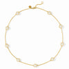 Windsor Delicate Station Necklace in Gold Cubic Zirconia