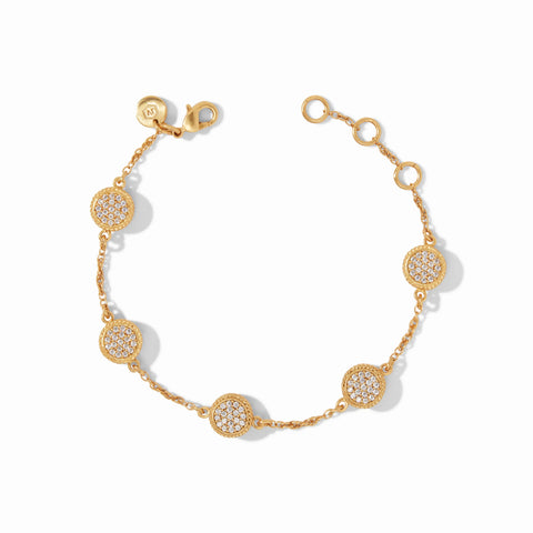 Windsor Delicate Bracelet in Gold Cubic Zirconia
