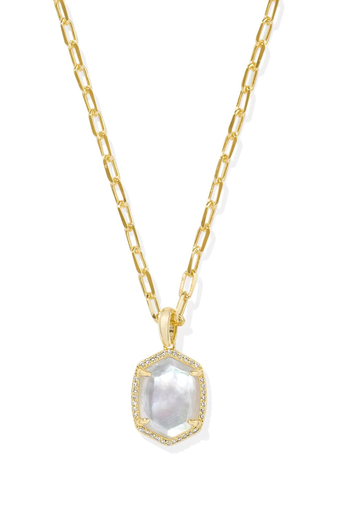 Daphne Framed Pendant Necklace