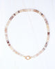 Gisela Stone Beaded Oval Clasp Necklace