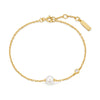 Pearl & Bezel Set Sparkle Bracelet