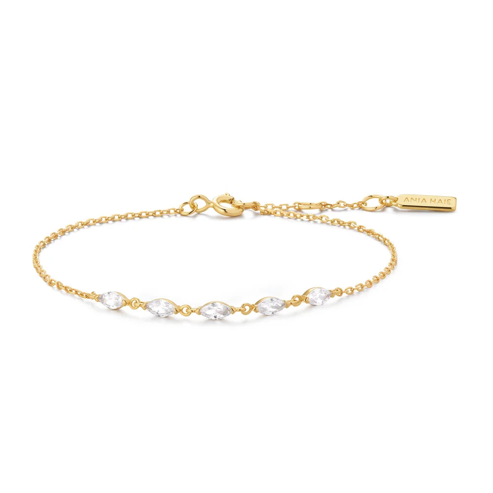 Quintet Marquise CZ Bracelet