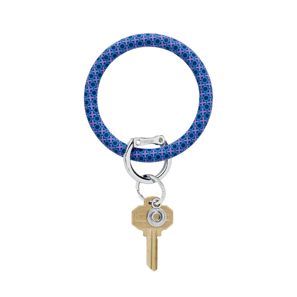 Silicone Big O Keyring | Midnight Navy xO