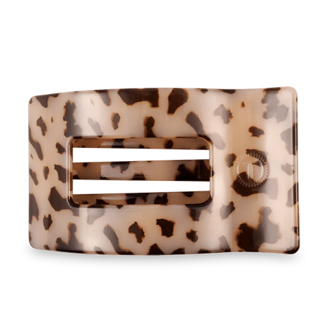 Blonde Tortoise Flat Rectangle Hair Clip