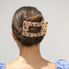 Blonde Tortoise Flat Rectangle Hair Clip