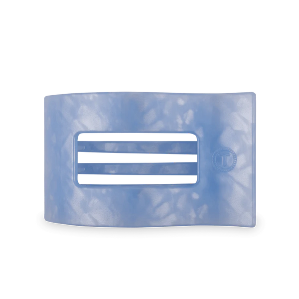 Blue Lagoon Flat Rectangle Hair Clip