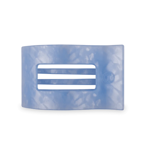 Blue Lagoon Flat Rectangle Hair Clip