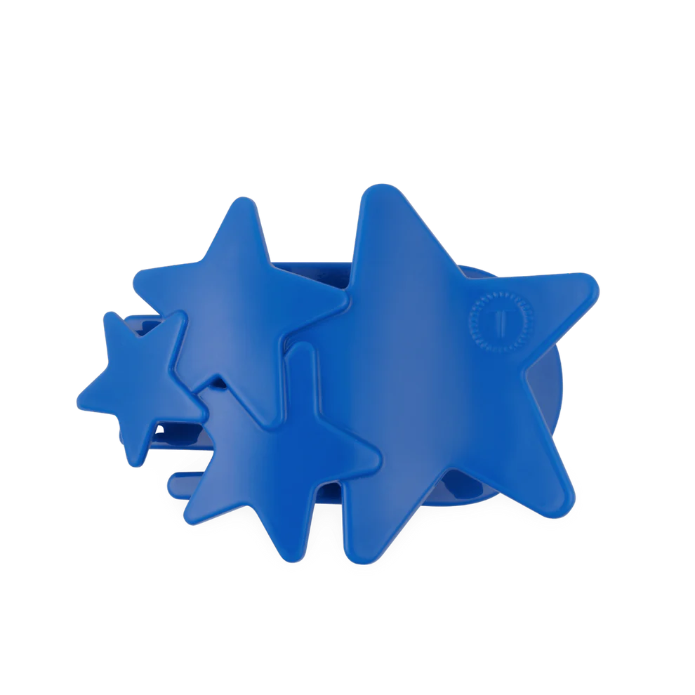 Blue Shooting Star Flat Hair Clip