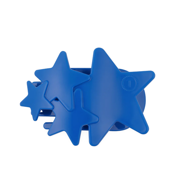 Blue Shooting Star Flat Hair Clip