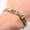 Black & Gold IP Reversible Bracelet