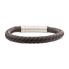 Brown Genuine Cowhide Leather Bracelet | 8mm