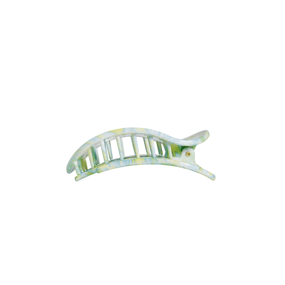 By the Sea Shore Flat Round Hair Clip