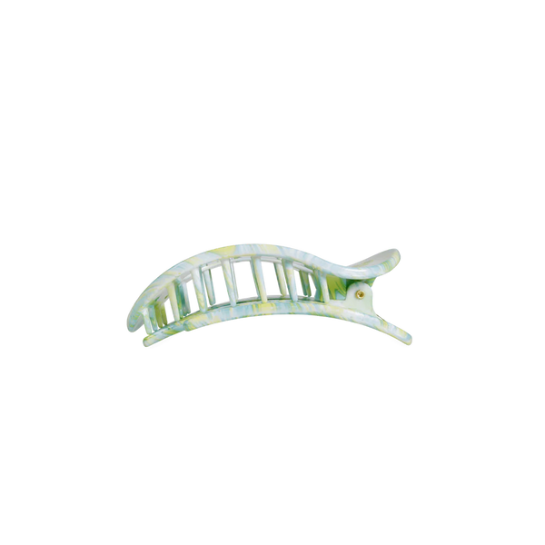 By the Sea Shore Flat Round Hair Clip