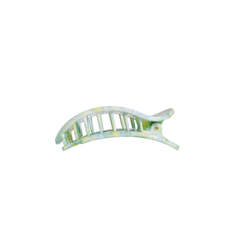 By the Sea Shore Flat Round Hair Clip