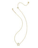 Cassidy Short Pendant Necklace In Ivory Mother of Pearl
