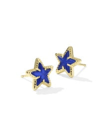 Cassidy Stud Earring in Blue Illusion