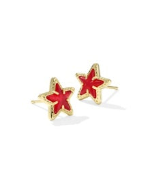 Cassidy Stud Earring in Red Illusion