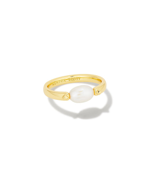 Leighton Pearl Band Ring