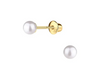 Pearl Stud Earrings with Screwbacks