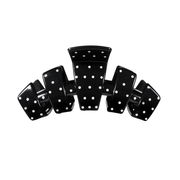 Classic Black Polka Dot Party Claw Clip