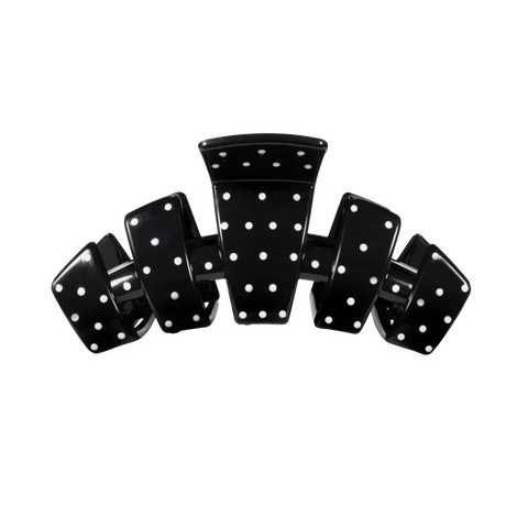 Classic Black Polka Dot Party Claw Clip