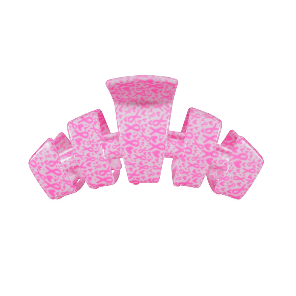 Classic Breast Cancer Awareness Claw Clip