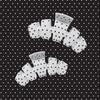 Classic White Polka Dot Party Claw Clip