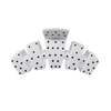 Classic White Polka Dot Party Claw Clip