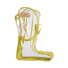 Clear Tall Boot Bag