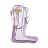 Clear Tall Boot Bag
