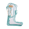 Clear Tall Boot Bag