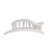 Coconut White Flat Circle Hair Clip