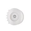 Coconut White Flat Circle Hair Clip