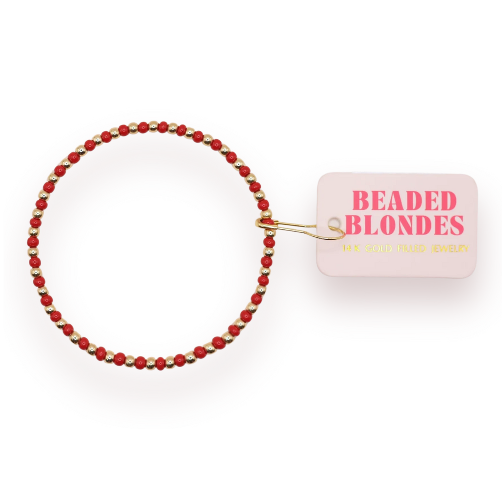 Demi Bracelet in Crimson Red