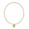 Classic Gold 2mm Bracelet - Reflection Small Charm