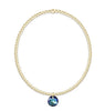 Classic Gold 2mm Bracelet - Reflection Small Charm