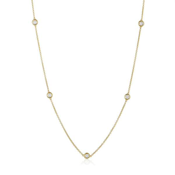 Lab Grown Diamond by the Yard Necklace