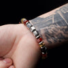 COURAGE Red Agate & Onyx Bushido Bracelet