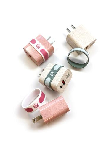 Double Play Eco Wall Power Adapter : Natural
